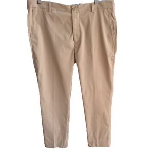 Peter Millar Raleigh Performance Trouser Pants Men's 35x29 Tan Chino Golf EB77